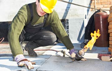 Kit Hill flat roof construction